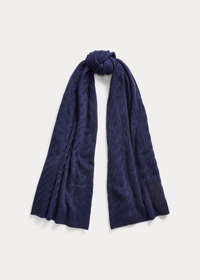 Women's Ralph Lauren Cable-Knit Cashmere Scarf | 126789HIK